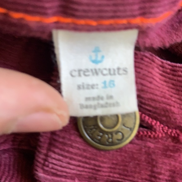 J CREW - YOUTH 16 CORDUROY STRETCH FIT BOTTOMS - Picture 2 of 4